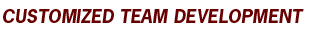 Customized Team Development